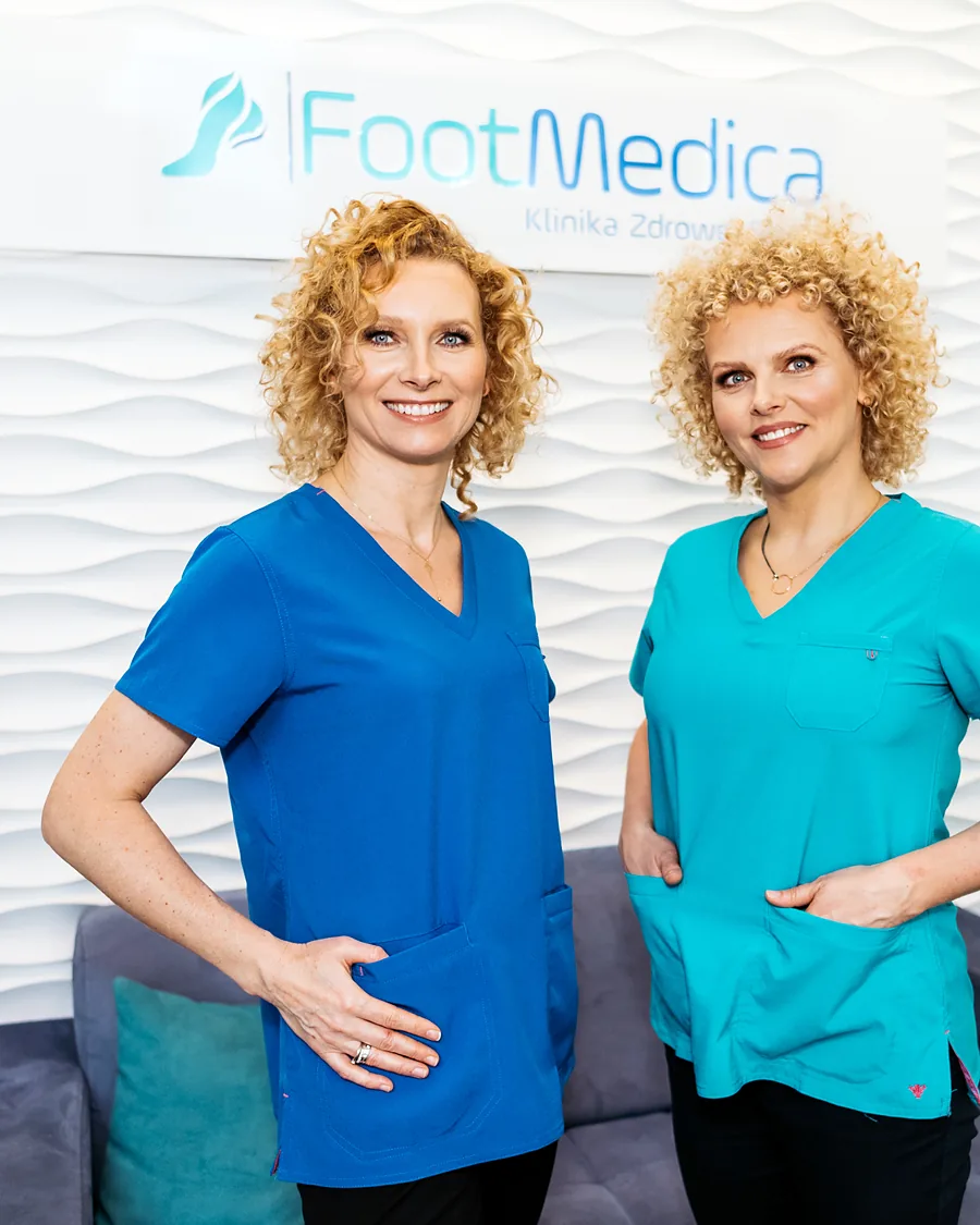 Założycielki FootMedica Magdalena Korycka i Joanna Stodolna-Tukendorf w recepcji kliniki